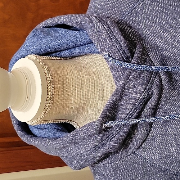 Comfy TenTree Blue Hoodie made of Organic Cotton Blend - size Small - Picture 2 of 12